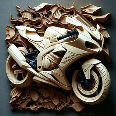 3D мадэль Suzuki GSX R 1100 (STL)